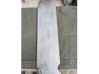 Part of a MiG-21 fighter jet fuselage