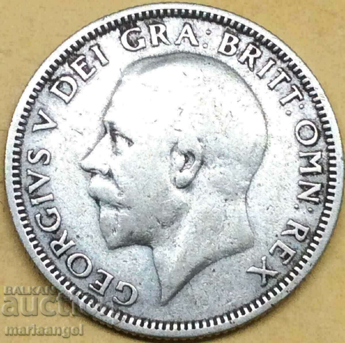 Παράδοση 1 Σελίνι 1929 Μεγάλη Βρετανία Ασήμι