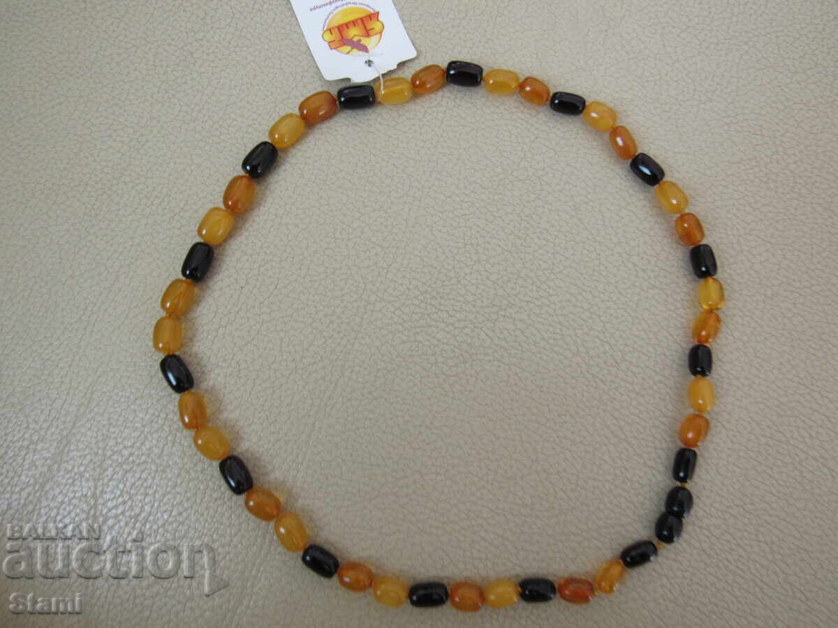 Γυναικείο κολιέ με κύκλο από premium κεχριμπάρι Βαλτικής Γυναικείο κολιέ με κύκλο από premium κεχριμπάρι Βαλτικής