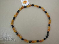 Colier cerc pentru femei din chihlimbar baltic premium