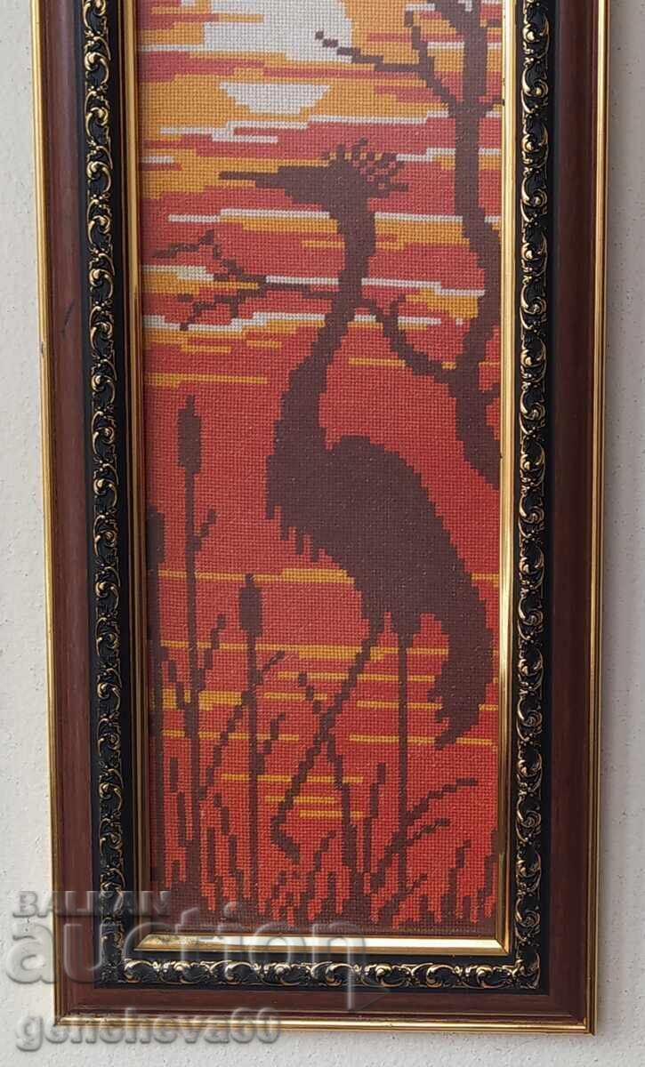 Frumos gobelin cu pasăre Flamingo cu preț € 30.00 | 58.68 BGN