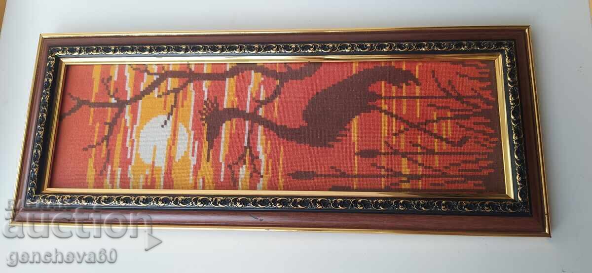 Frumos gobelin cu pasăre Flamingo - 6