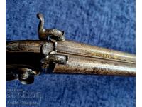 Gilded Rifle, Damascus Barrels BERNARD BTE, 1860-1880