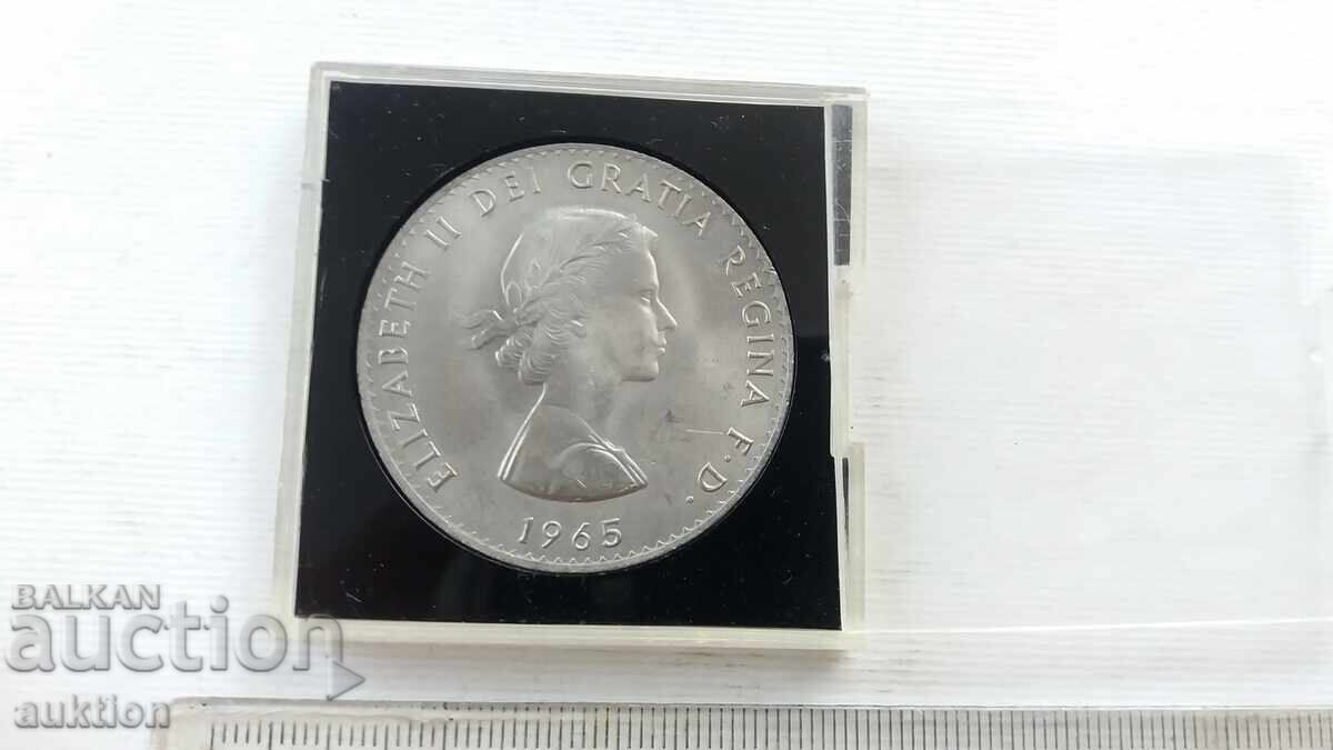 ΕΠΕΤΕΙΑΚΟ ΝΟΜΙΣΜΑ 1965 Churchill Elizabeth II Dei Gratia Regina με τιμή 19.99 BGN | € 10.22
