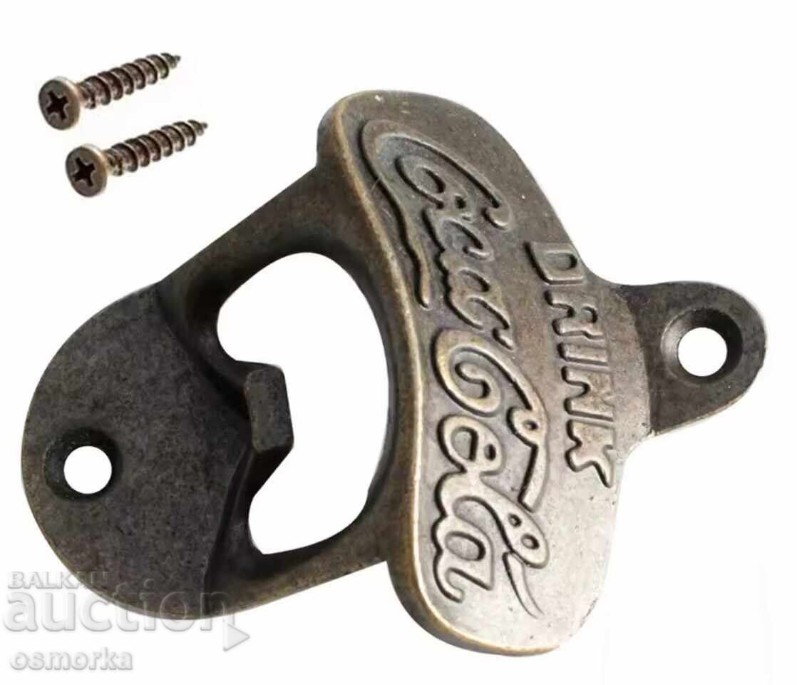 Auction Metal Coca Cola Beer Bottle Opener for Wall Bar Bottles Fan Auction Metal Coca Cola Beer Bottle Opener for Wall Bar Bottles Fan