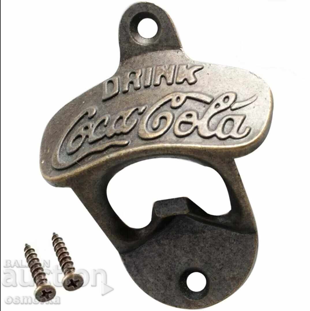 Delivery of Metal Coca Cola Beer Bottle Opener for Wall Bar Bottles Fan Delivery of Metal Coca Cola Beer Bottle Opener for Wall Bar Bottles Fan