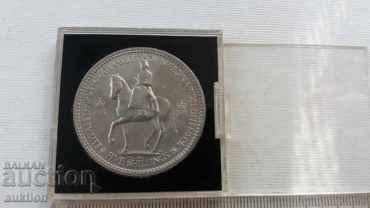 1953 Στέμμα Στέψης Μεγάλης Βρετανίας Βασίλισσα Ελισάβετ -μοneta