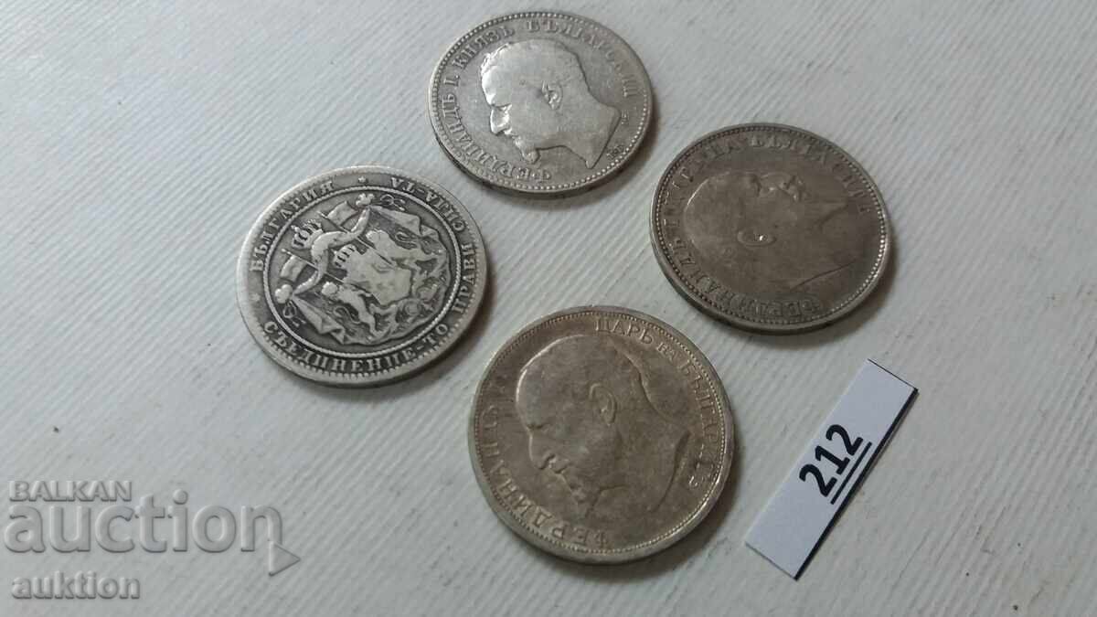 Collection of 1 Lev 1882, 1891, 1910 and 1913 Years Collection - 5