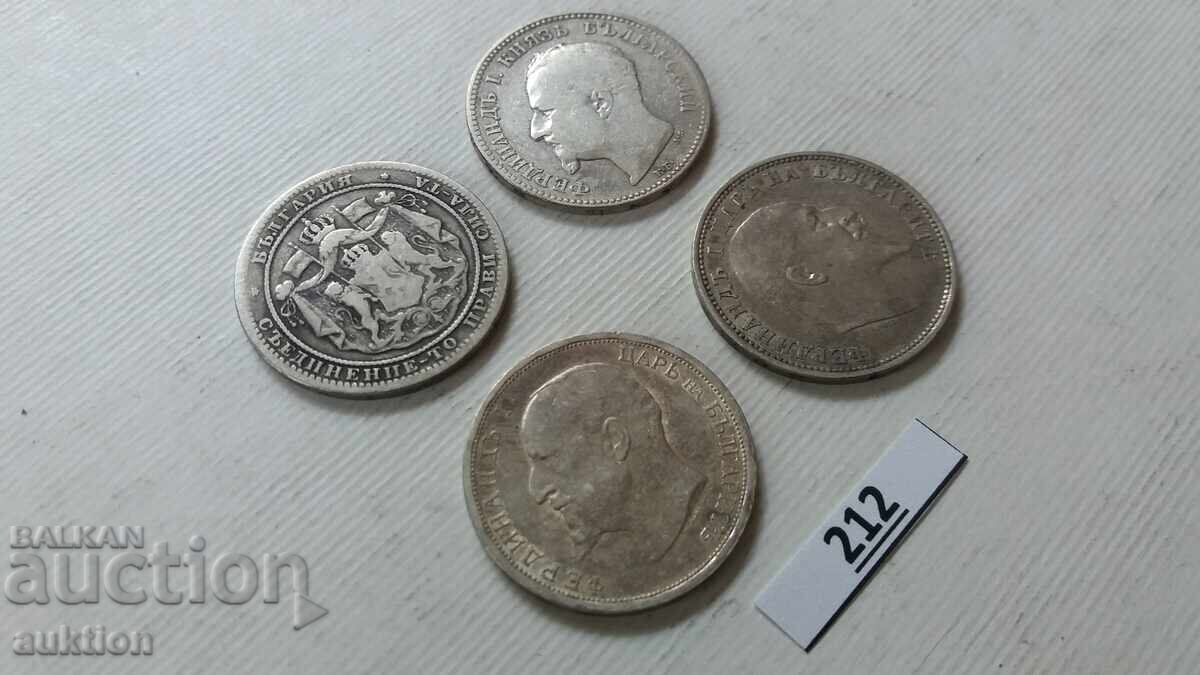 Collection of 1 Lev 1882, 1891, 1910 and 1913 Years Collection - 6