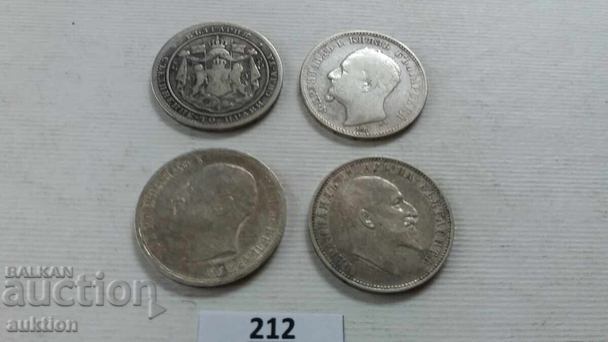 Collection of 1 Lev 1882, 1891, 1910 and 1913 Years Collection - 7