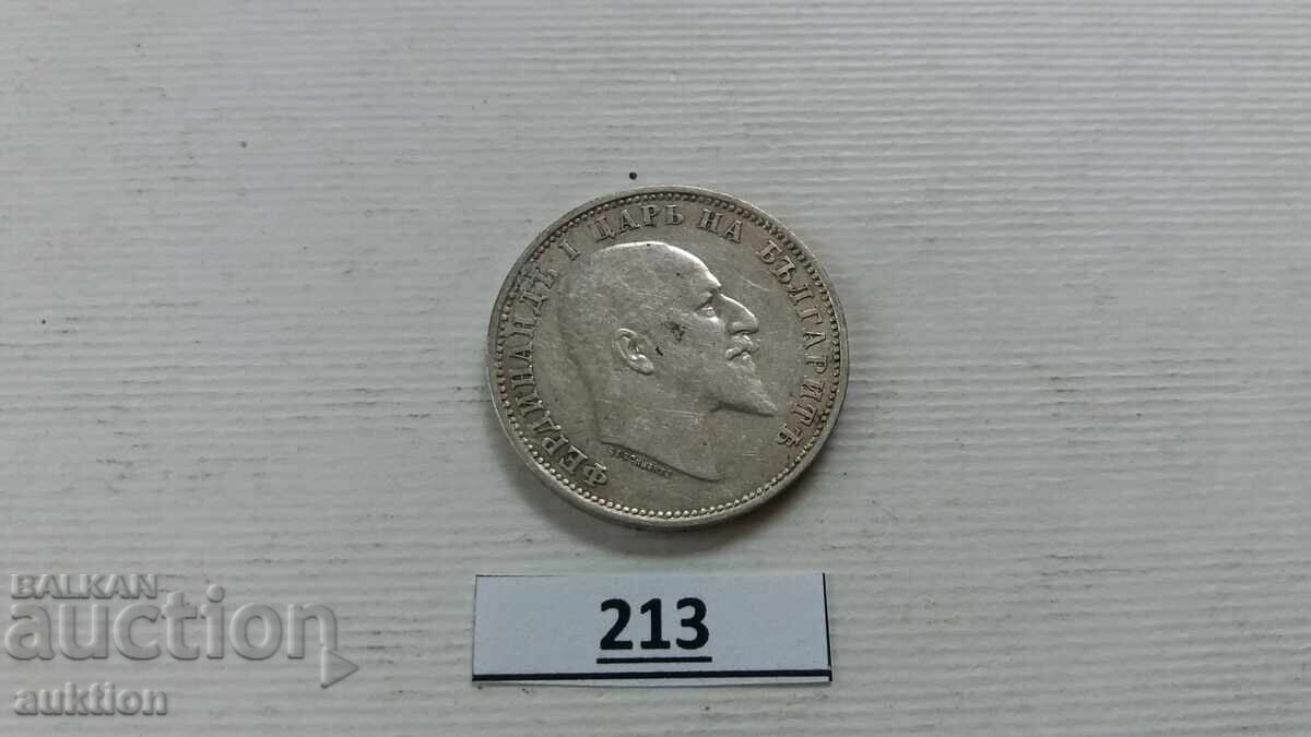 1 λεβ ασήμι 1910 - 5