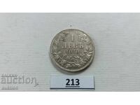 1 λεβ ασήμι 1910