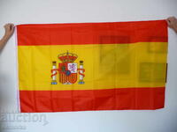 Noul steag al Spaniei Regatul Madrid Emblema Simbol Regele Drapelului