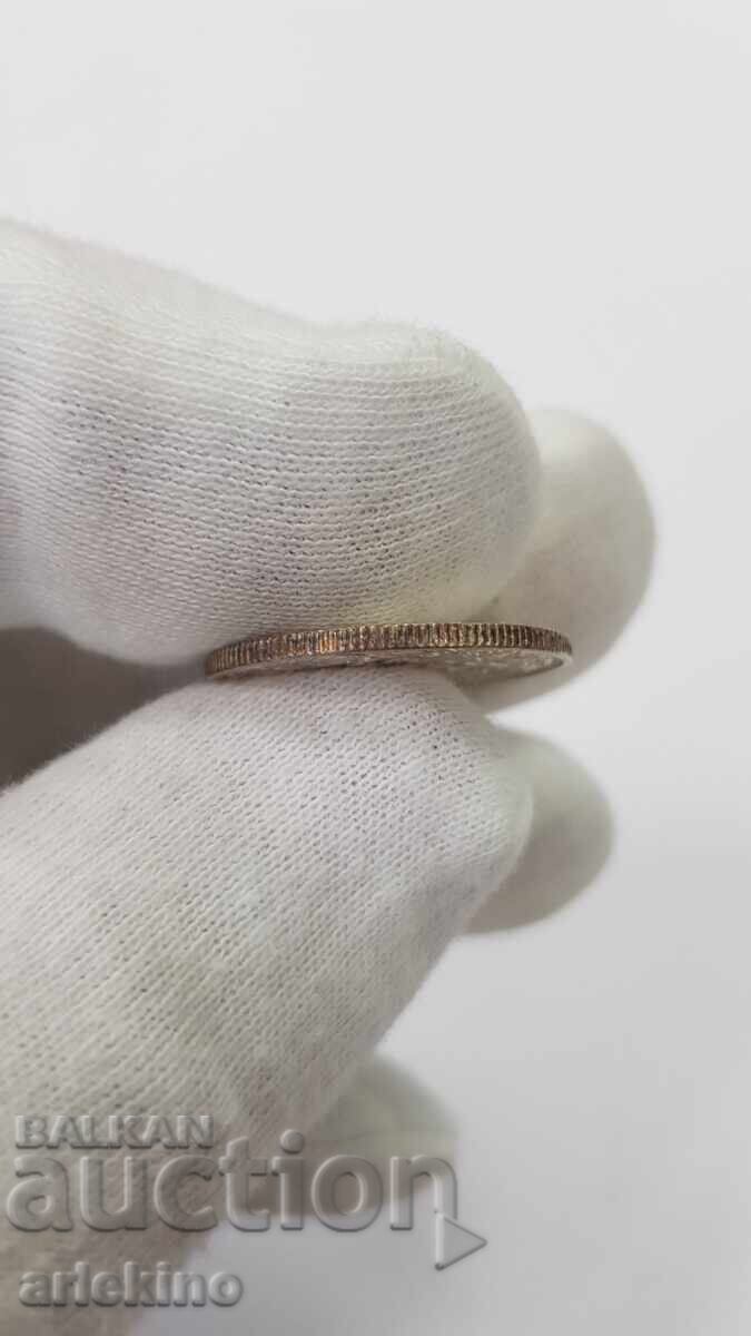 Delivery of Rare Silver Coin 1/2 Rupee British India 1887