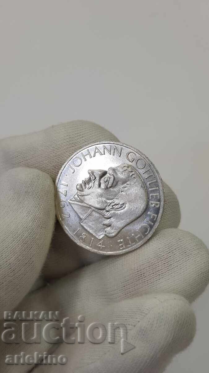 Σπάνιο ασημένιο νόμισμα 5 μάρκων 1964 J Γερμανία Κορυφαία ποιότητα - 6