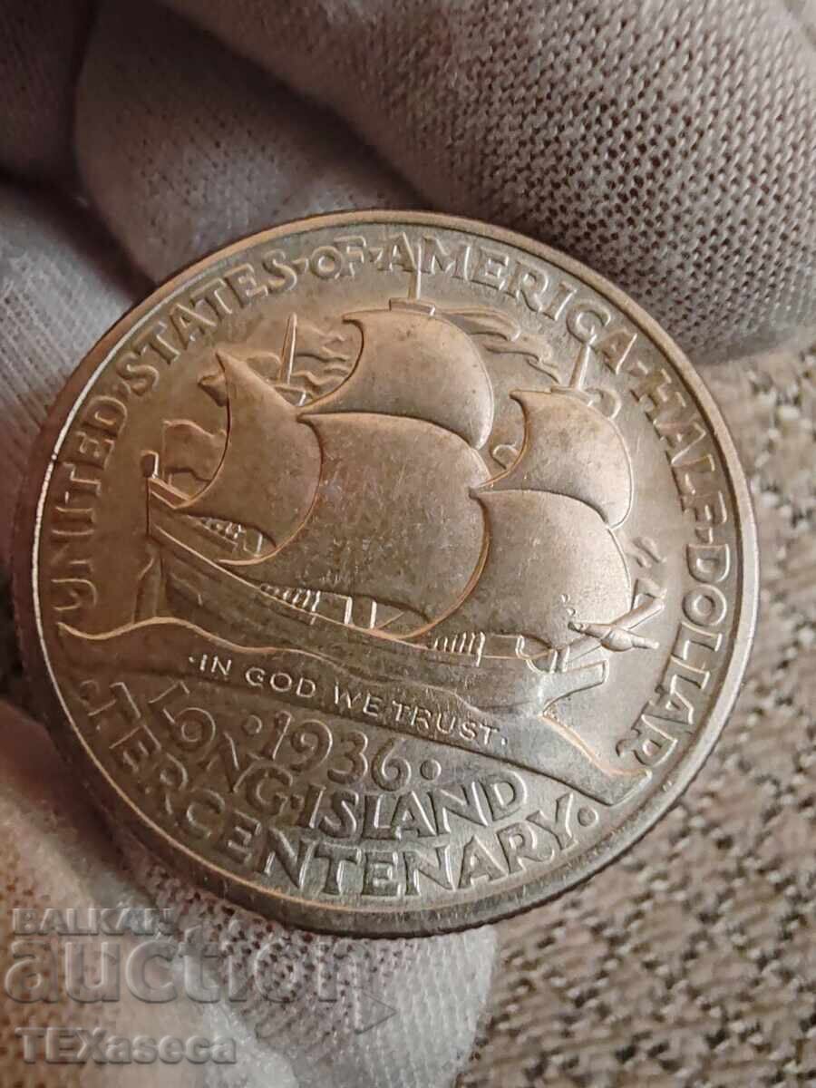 1/2 Dollar 1936 Long Island - 5