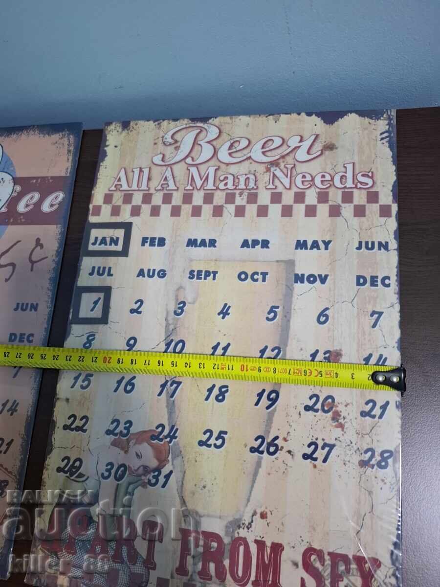 Auction Metal calendar plates Auction Metal calendar plates