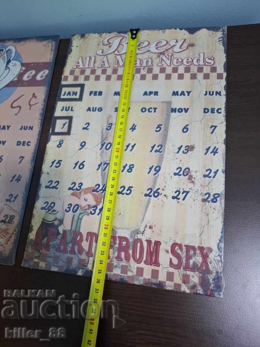 Delivery of Metal calendar plates Delivery of Metal calendar plates