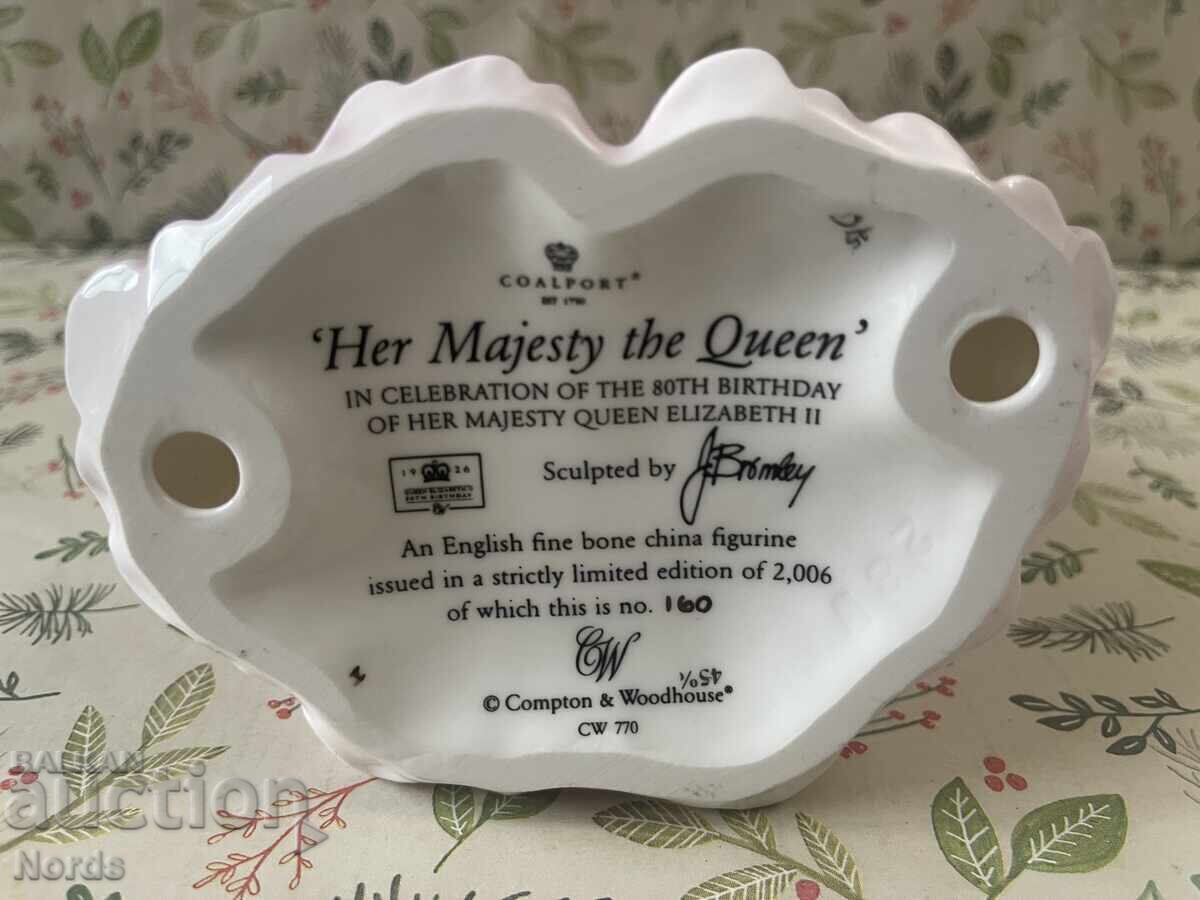 Coalport порцеланова фигурка Кралица Елизабет II - 5 Coalport порцеланова фигурка Кралица Елизабет II - 5