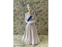 Coalport πορσελάνινο ειδώλιο Βασίλισσα Ελισάβετ II