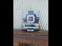 Ceas Trabant grilaj metalic lucrat manual