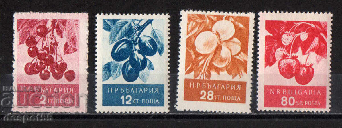1956. Bulgaria. Fruits - Part II.