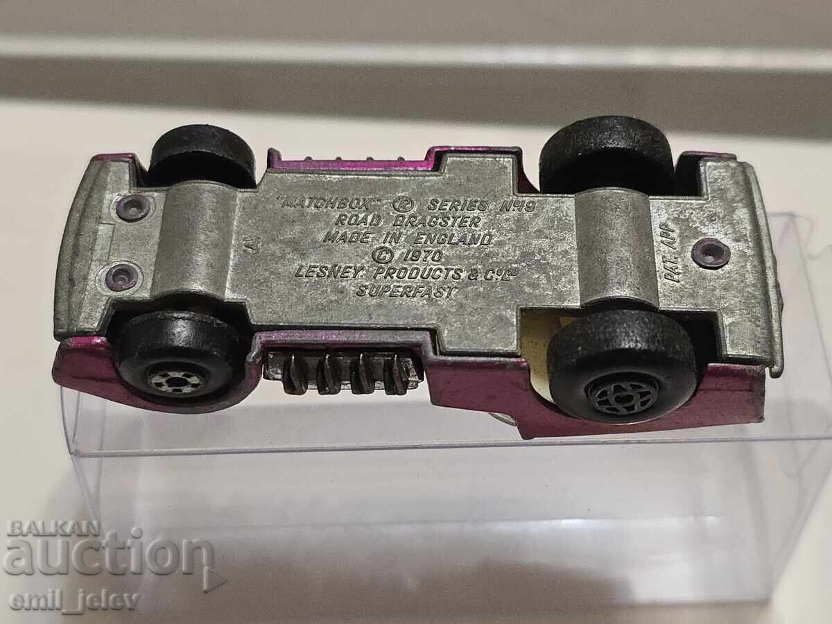 LESNEY MATCHBOX-19B Road Dragster 1970-1975 god - 6