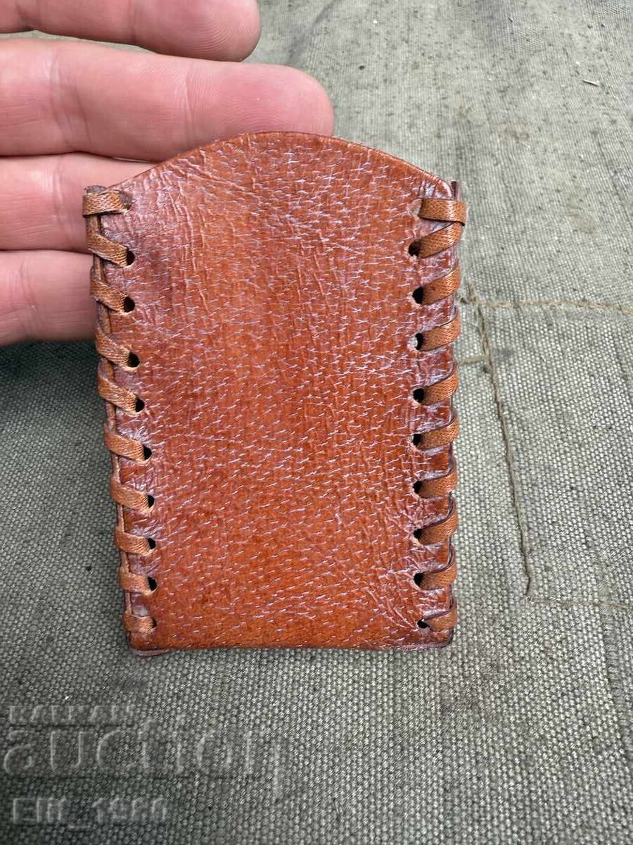 Аукцион Кожена табакера за цигари от соца