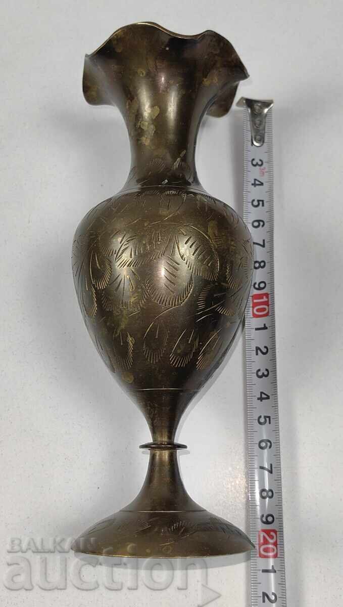 Delivery of Metal Hand-Engraved Vase