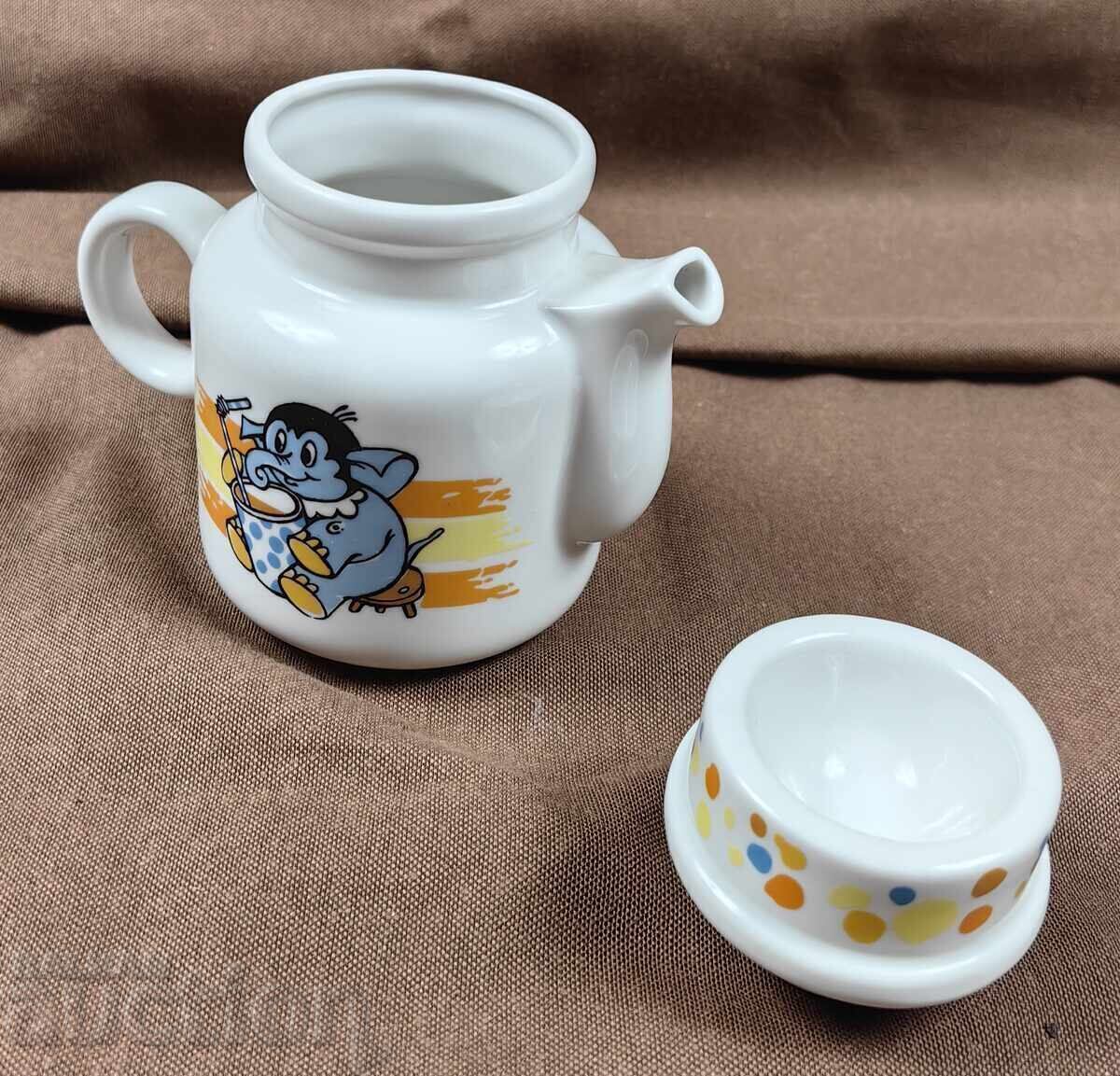 CANĂ MICĂ DE PORȚELAN RARĂ, CU MOTIV PENTRU COPII, RAZGRAD - 5