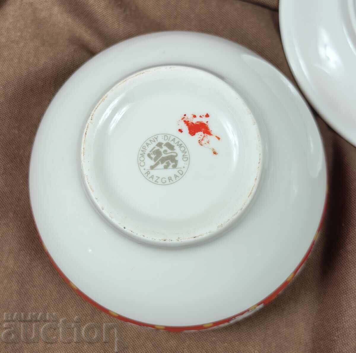 Δημοπρασία Σπάνιο πορσελάνινο πιάτο ΑΓΟΡΑ παιδικό μοτίβο Δαλματίας Ράζγκραντ