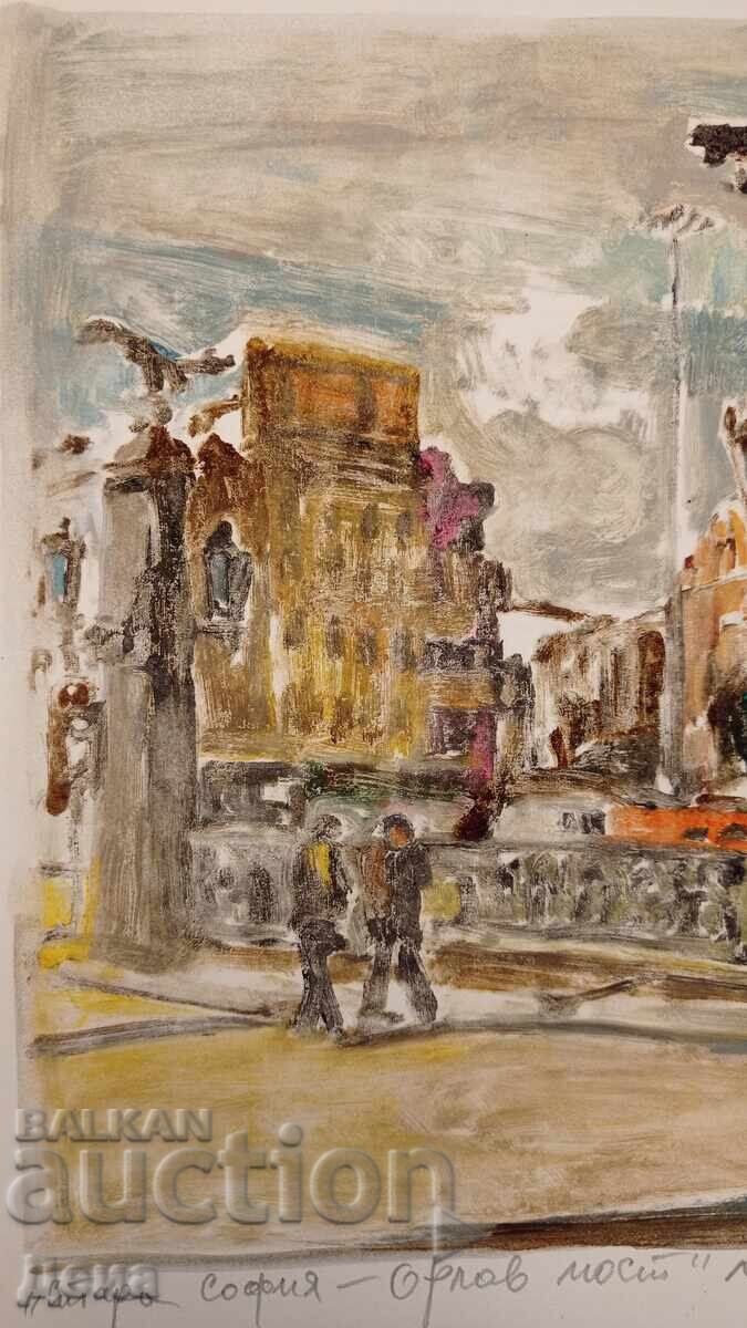 Peter Nenov monotype with price 40.00 BGN | € 20.45