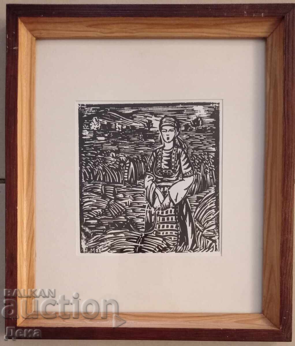 Naum Hadjimladenov engraving 1923