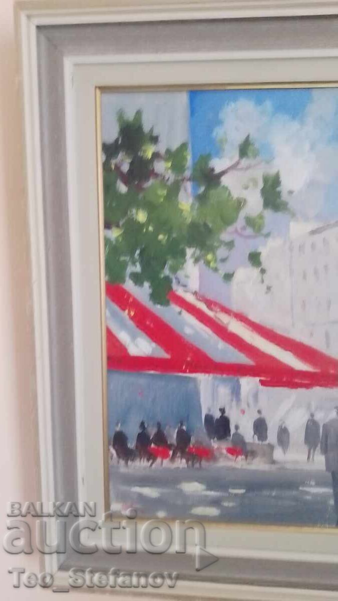 Όμορφη αυθεντική ζωγραφική. Δανία. Λάδι με υπογραφή - 5