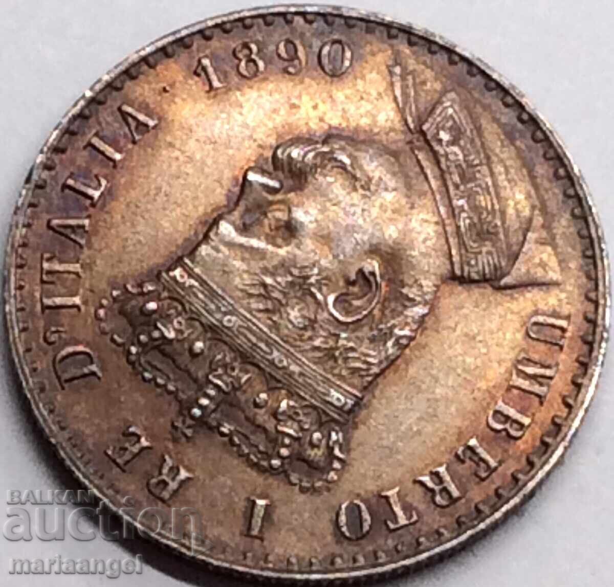 Delivery of 50 Centesimi 1896 Eritrea King Umberto I Italian Colony