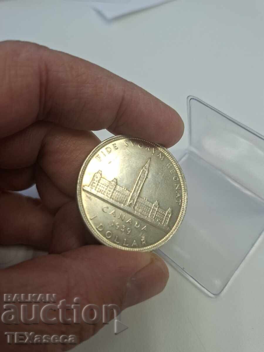 Auction  1 Dollar, Canada 1939 "Royal Visit"
