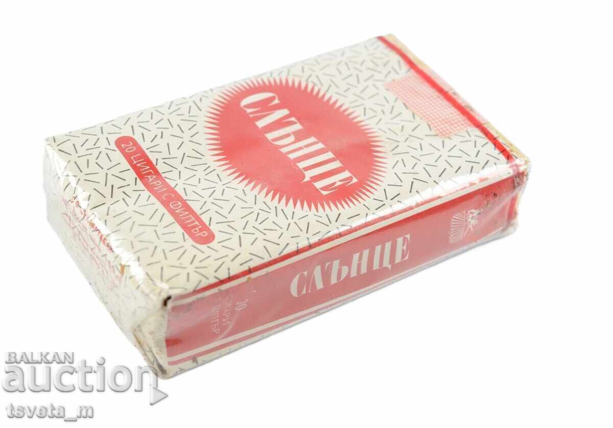 Cigarettes SUN (brand name) pack unsealed social (referring to the era of socialism) with price 25.00 BGN | € 12.78 Cigarettes SUN (brand name) pack unsealed social (referring to the era of socialism) with price 25.00 BGN | € 12.78