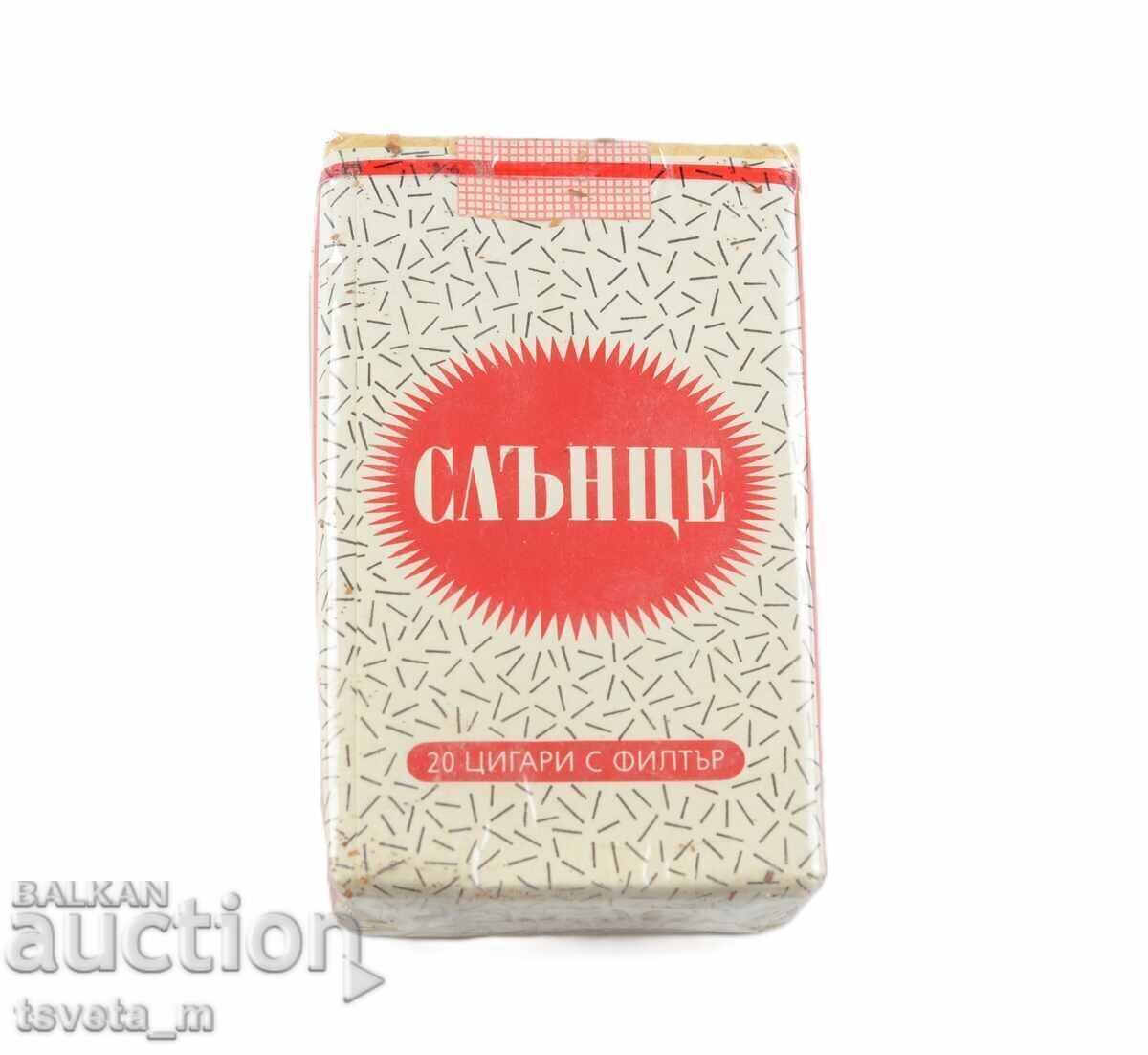 Cigarettes SUN (brand name) pack unsealed social (referring to the era of socialism) Cigarettes SUN (brand name) pack unsealed social (referring to the era of socialism)