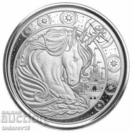 Silver 1 oz Unicorn - 2023 - Republic of Ghana