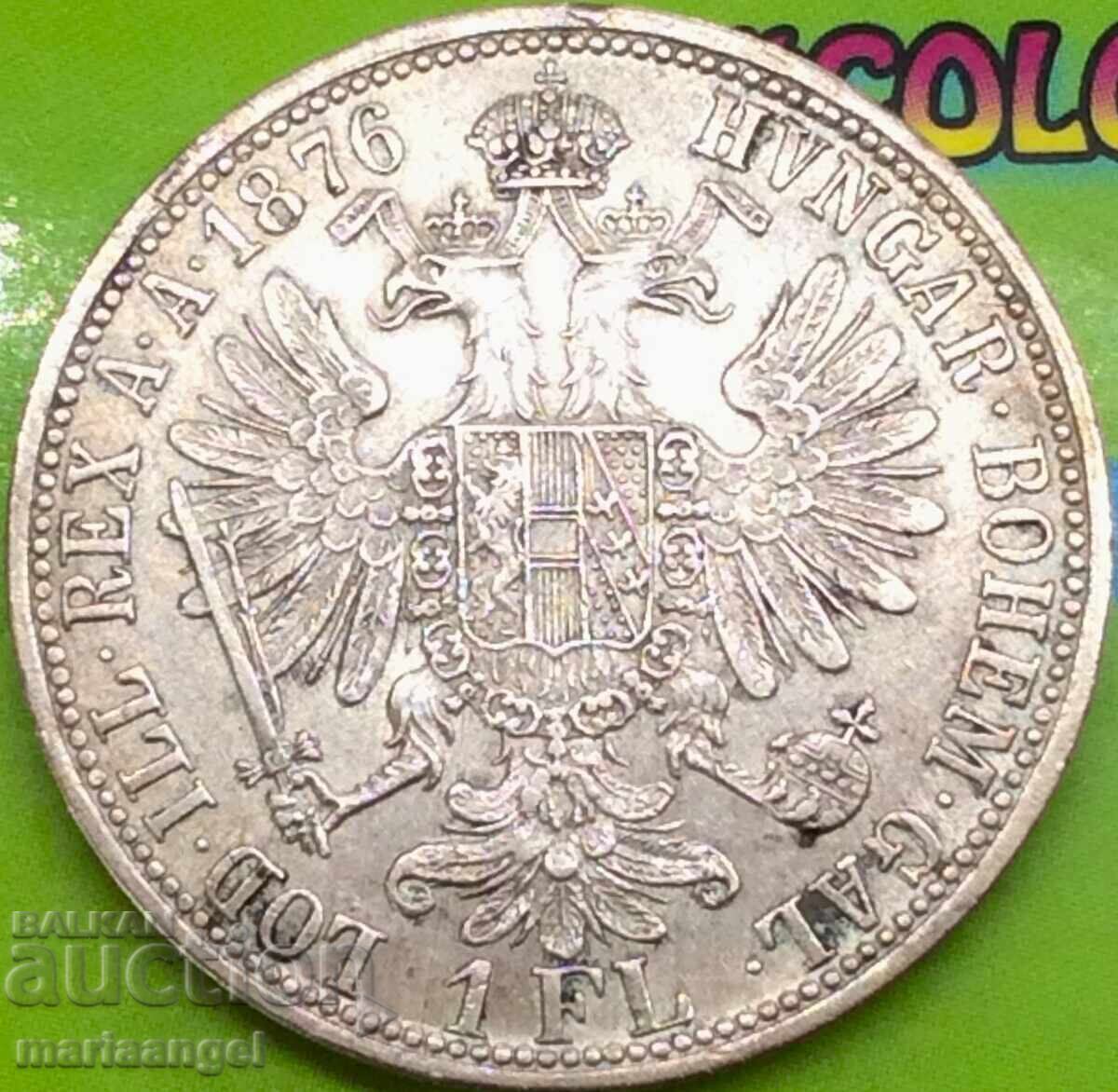 Австрия 1 Флорин 1876 Франц Йозеф I сребро с цена 102.00 лв. | € 52.15 Австрия 1 Флорин 1876 Франц Йозеф I сребро с цена 102.00 лв. | € 52.15