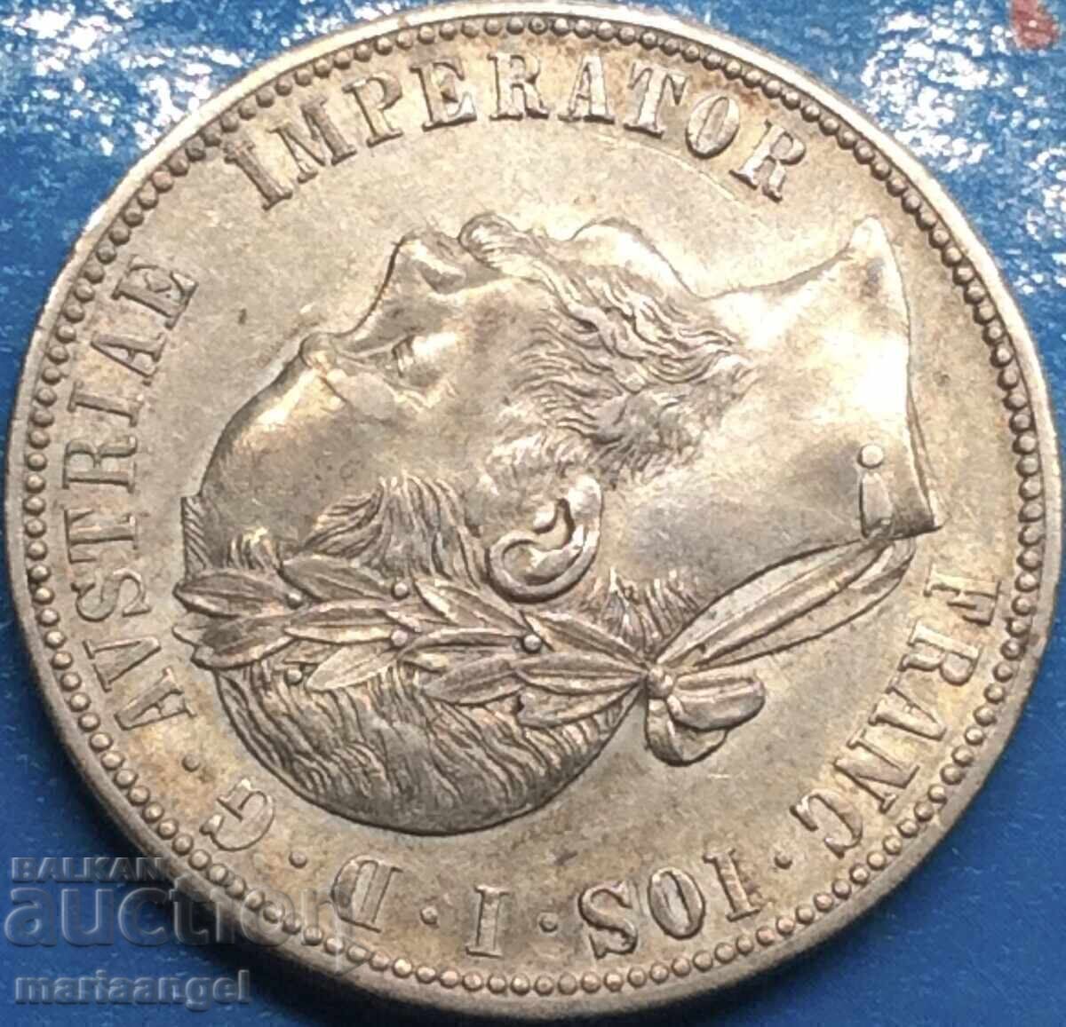 Аукцион Австрия 1 Флорин 1876 Франц Йозеф I сребро Аукцион Австрия 1 Флорин 1876 Франц Йозеф I сребро