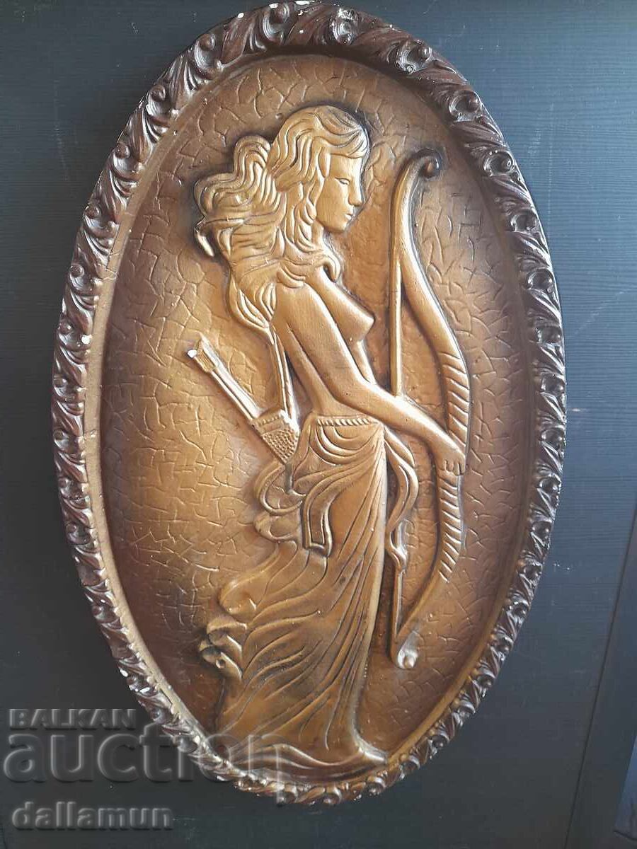 Παλιό πίνακα της Διάνας θεάς του κυνηγιού και της γονιμότητας