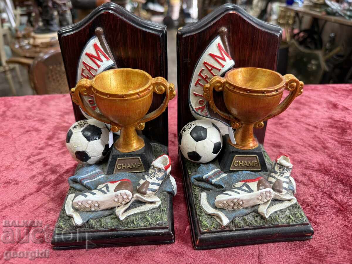 Massive bookends / book supports. No. 7393 - 6