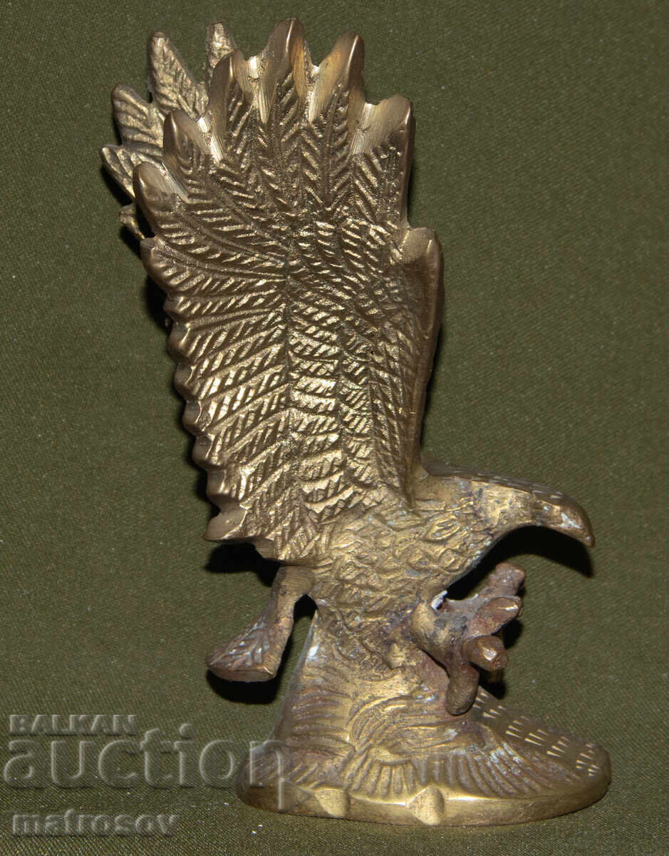 Sculptură din bronz lucrată manual, vultur cu preț 200.00 BGN | € 102.26