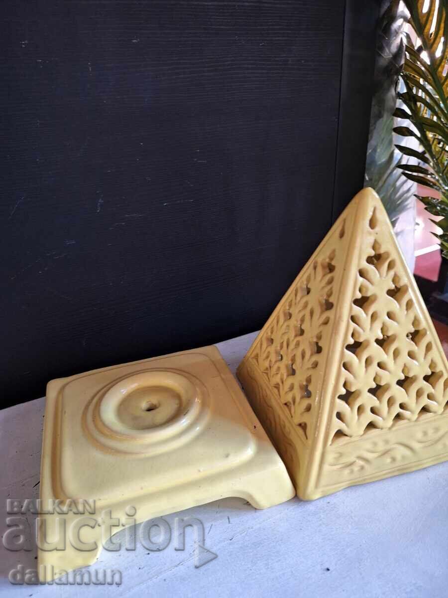 Delivery of Old decorative pyramid candlestick