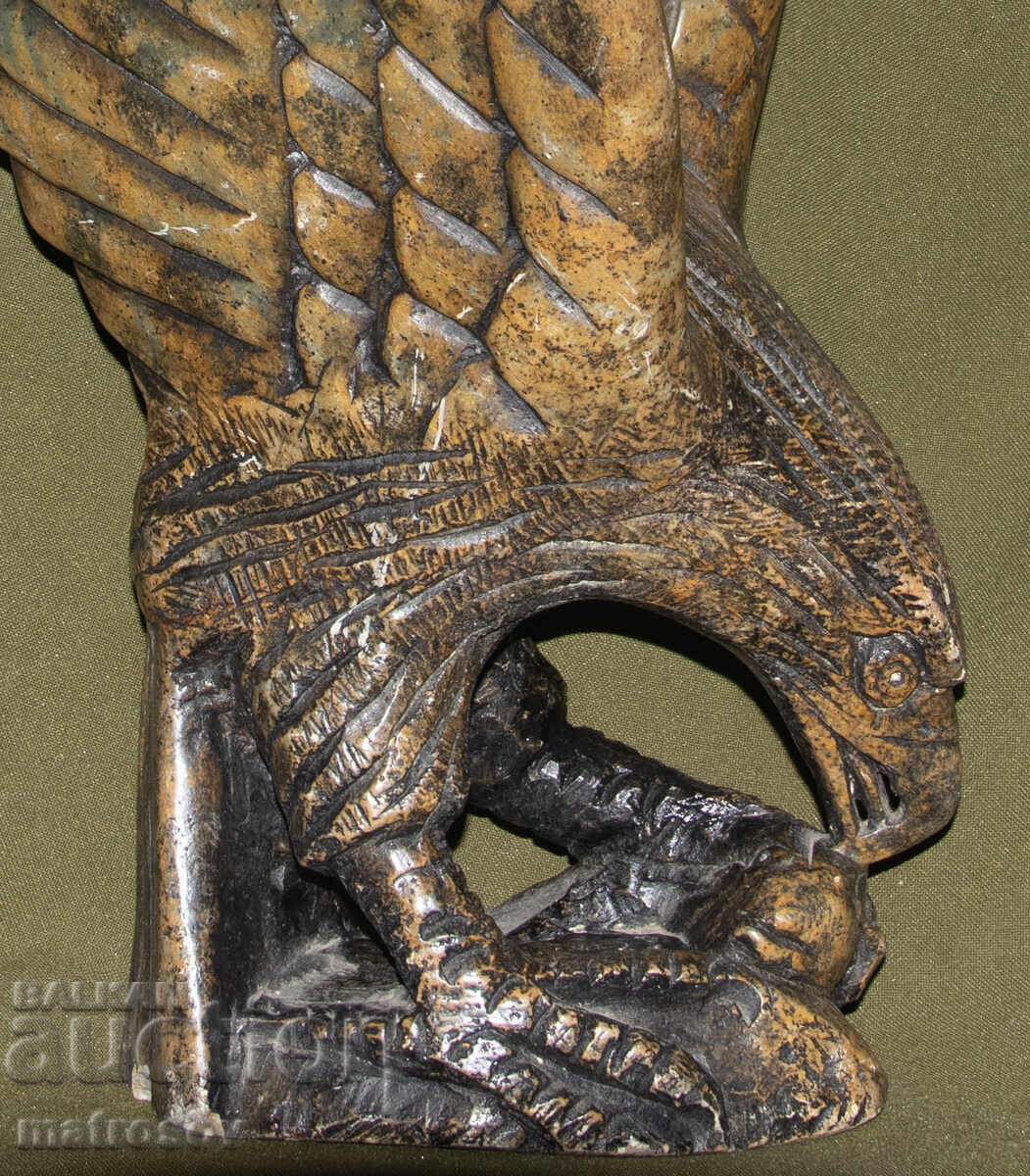 Δημοπρασία Χειροποίητο γλυπτό από πέτρα, αετός