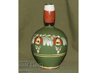 Stamnă de uz casnic pictată manual