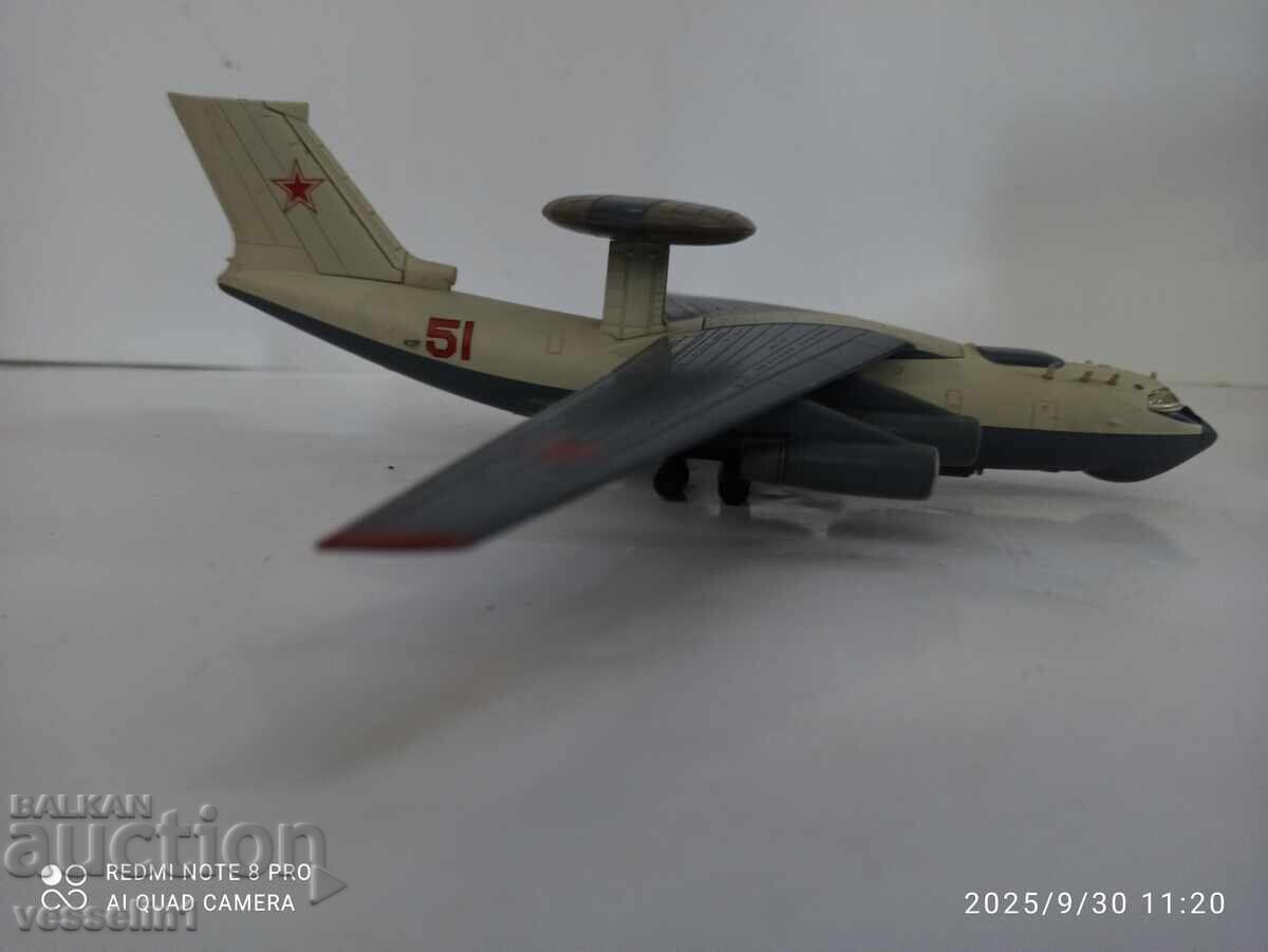 Model vechi de avion de jucărie 2007 Rusia Beriev A-50M Mainst cu preț € 9.20 | 17.99 BGN Model vechi de avion de jucărie 2007 Rusia Beriev A-50M Mainst cu preț € 9.20 | 17.99 BGN