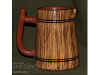 Cană ceramică pictată manual pentru uz casnic