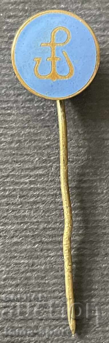 1760 Βουλγαρικό σήμα ποδοσφαιρικού συλλόγου Κοραβοστροίτελ Βάρνα σμάλτο 1760 Βουλγαρικό σήμα ποδοσφαιρικού συλλόγου Κοραβοστροίτελ Βάρνα σμάλτο